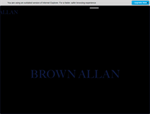 Tablet Screenshot of brownallan.com